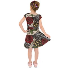 Kids  Short Sleeve Dress 