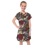 Seamless Vector Pattern Kids  Drop Waist Dress