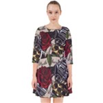 Seamless Vector Pattern Smock Dress