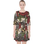 Seamless Vector Pattern Pocket Dress