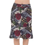 Seamless Vector Pattern Short Mermaid Skirt