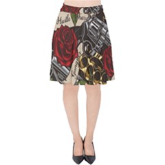 Velvet High Waist Skirt 