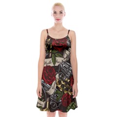 Spaghetti Strap Velvet Dress 