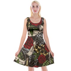 Reversible Velvet Sleeveless Dress 