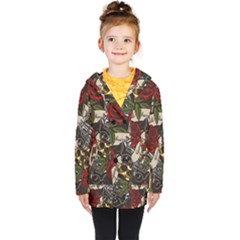 Kids  Double Breasted Button Coat 