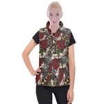 Seamless Vector Pattern Women s Button Up Vest