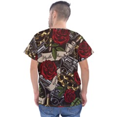 Men s V-Neck Scrub Top 