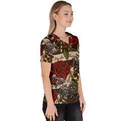 Women s V-Neck Scrub Top 