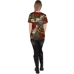 Women s V-Neck Scrub Top 
