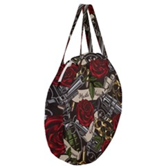 Giant Round Zipper Tote 