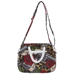 Rope Handles Shoulder Strap Bag 