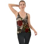 Seamless Vector Pattern Chiffon Cami