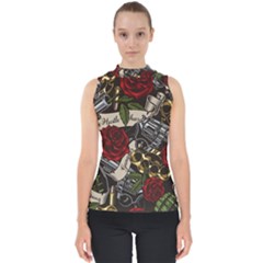 Mock Neck Shell Top 