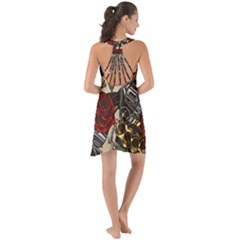 Show Some Back Chiffon Dress 