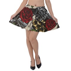 Velvet Skater Skirt 