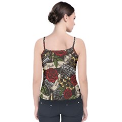 Velvet Spaghetti Strap Top 