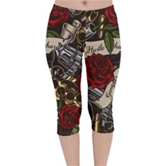 Velvet Capri Leggings  
