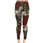 Seamless Vector Pattern Inside Out Leggings
