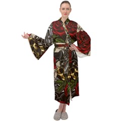 Maxi Velvet Kimono 