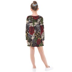 Kids  Long Sleeve Dress 