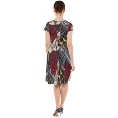 Cap Sleeve Midi Dress 
