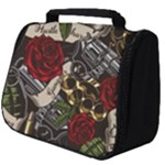 Seamless Vector Pattern Full Print Travel Pouch (Big)
