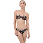 Seamless Vector Pattern Classic Bandeau Bikini Set