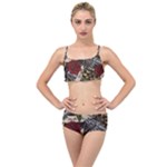 Seamless Vector Pattern Layered Top Bikini Set