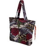 Seamless Vector Pattern Drawstring Tote Bag
