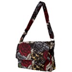 Seamless Vector Pattern Full Print Messenger Bag (S)