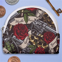 Horseshoe Style Canvas Pouch 