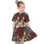 Seamless Vector Pattern Kids  Sailor Dress