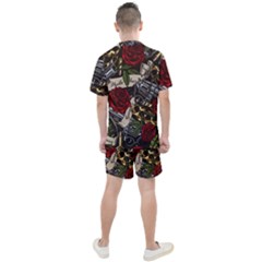 Men s Mesh T-Shirt and Shorts Set 
