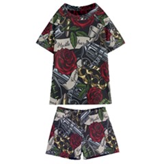 Kids  Swim T-Shirt and Shorts Set 