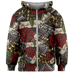 Kids  Zipper Hoodie Without Drawstring 
