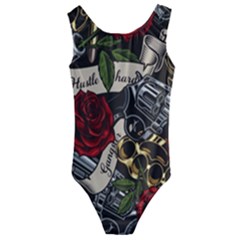 Kids  Cut-Out Back One Piece Swimsuit 