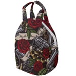 Seamless Vector Pattern Travel Backpacks