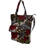 Seamless Vector Pattern Shoulder Tote Bag