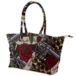 Seamless Vector Pattern Canvas Shoulder Bag