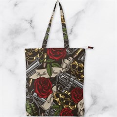 Double Zip Up Tote Bag 