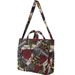 Seamless Vector Pattern Square Shoulder Tote Bag