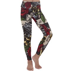 Kids  Lightweight Velour Classic Yoga Leggings 
