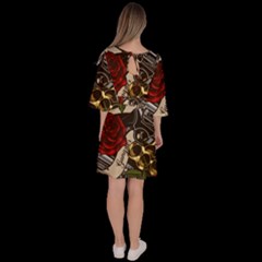 Velour Kimono Dress 