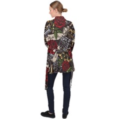 Long Sleeve Velvet Kimono  