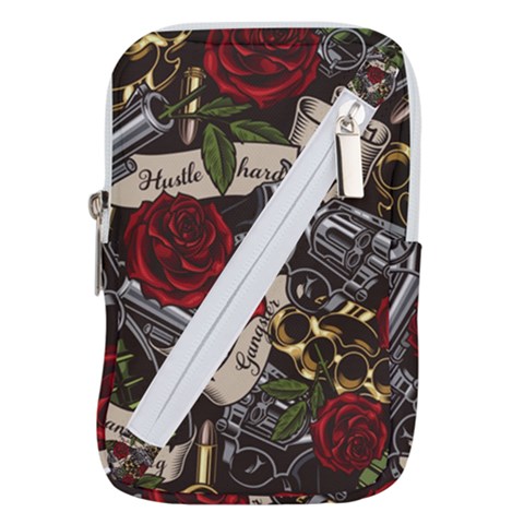 Seamless Vector Pattern Belt Pouch Bag (Small) from ArtsNow.com