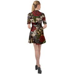 Belted Shirt Dress 