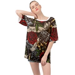 Oversized Chiffon Top 