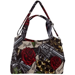 Double Compartment Shoulder Bag 