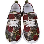 Seamless Vector Pattern Women s Velcro Strap Shoes