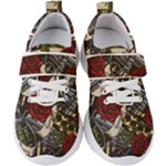 Seamless Vector Pattern Kids  Velcro Strap Shoes